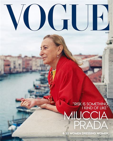 vogue magazine miuccia prada|miuccia prada vogue cover.